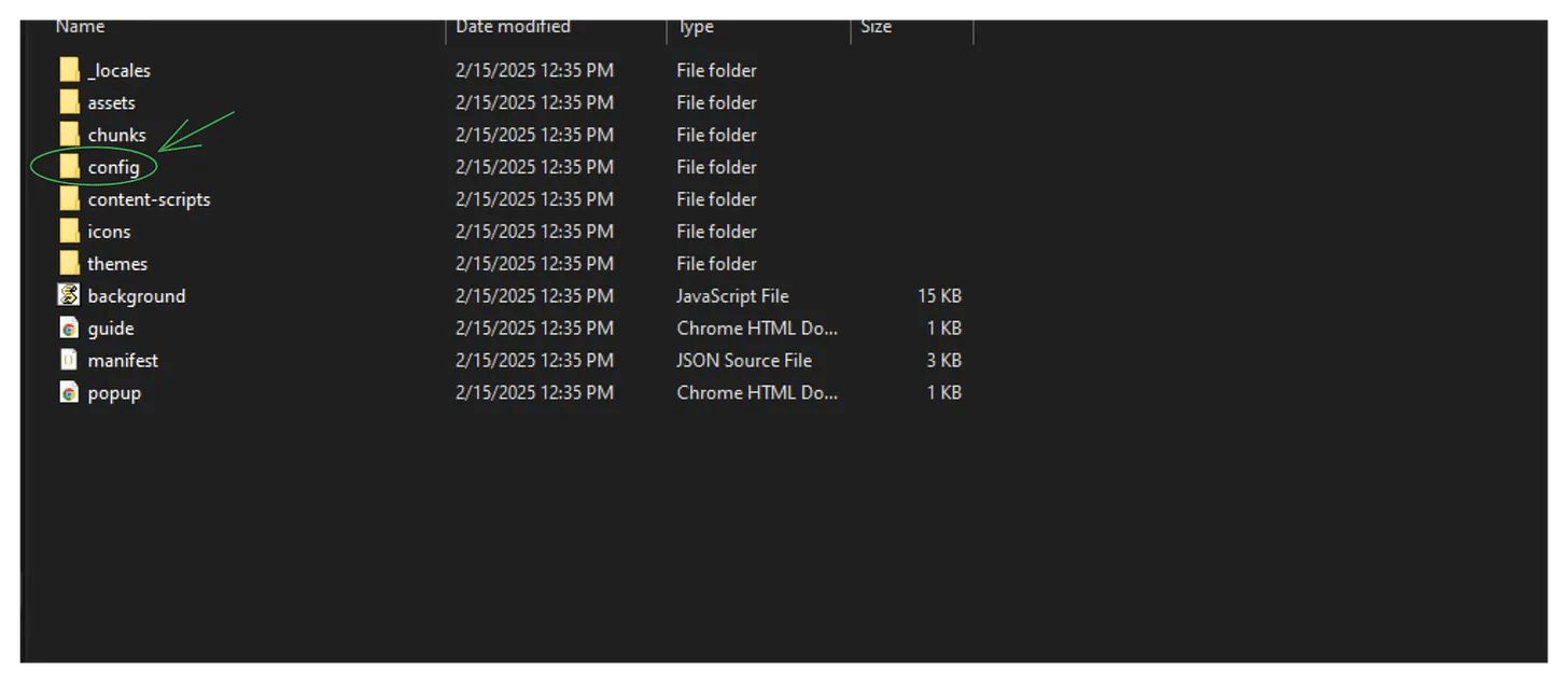Downloaded file